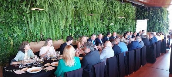 Ambassador of Japan, guest of honour at the Skål International Madrid luncheon meeting