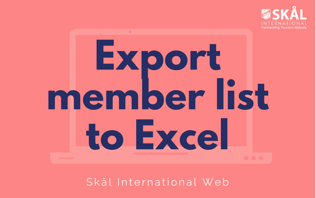 Export member list to Excel Export member list to Excel