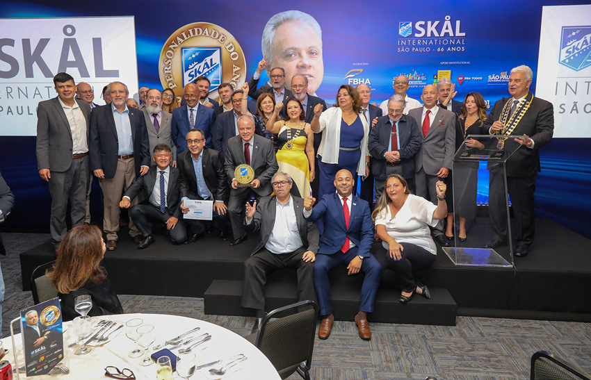 Skålleagues at the event. Skål International São Paulo faces the challenge of doubling its size by 2022. Skålleagues at the event. Skål International São Paulo faces the challenge of doubling its size by 2022.